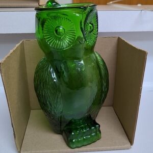 MCM VINTAGE GREEN OWL JUICE PITCHER